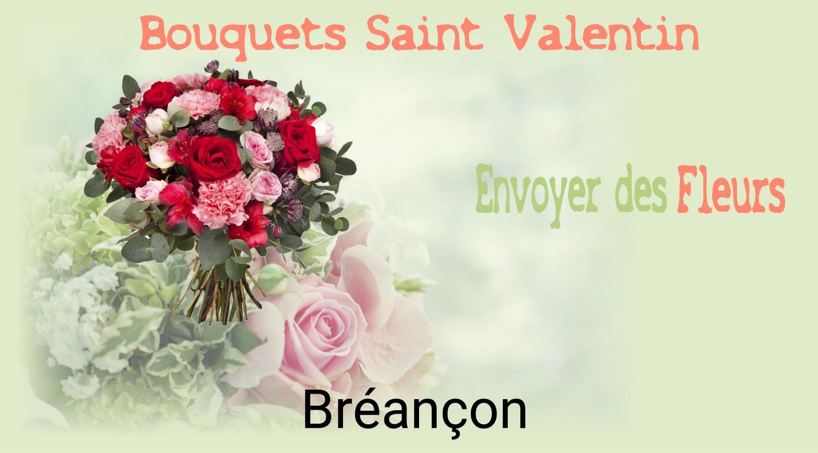 Roses de Saint-Valentin livrées à Bréançon